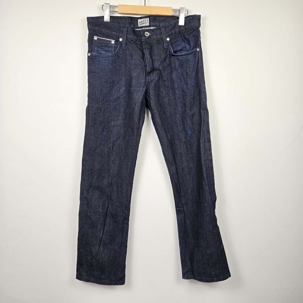 Naked & Famous Slim Guy Selvedge Jeans 31 Raw Indigo Japanese Denim Canada